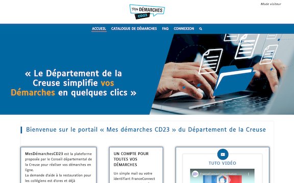 Video de présentation des possibilités du site mesdemarches.creuse.fr